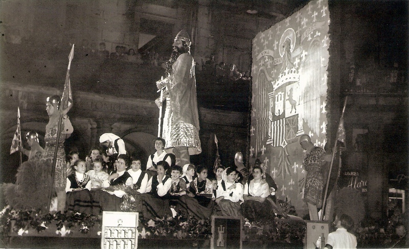 1955 ‘’APOTEOSIS DEL CID’’ FIESTAS CIDIANAS CLUB DEPORTIVO SAN JUAN.